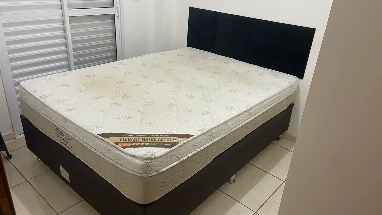 Cama Box Casal Ortobom (Base + Colchão) - Foto 3