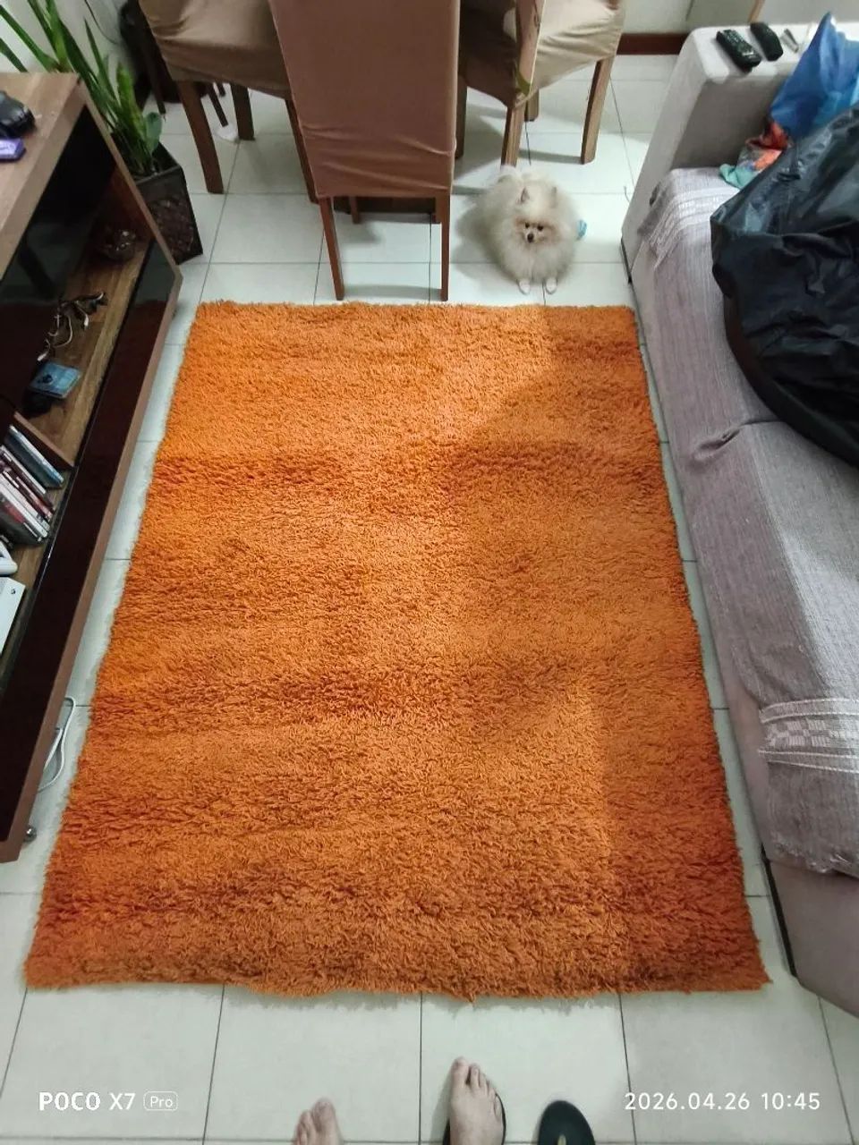 Tapete 2,00 X 1,52m Laranja