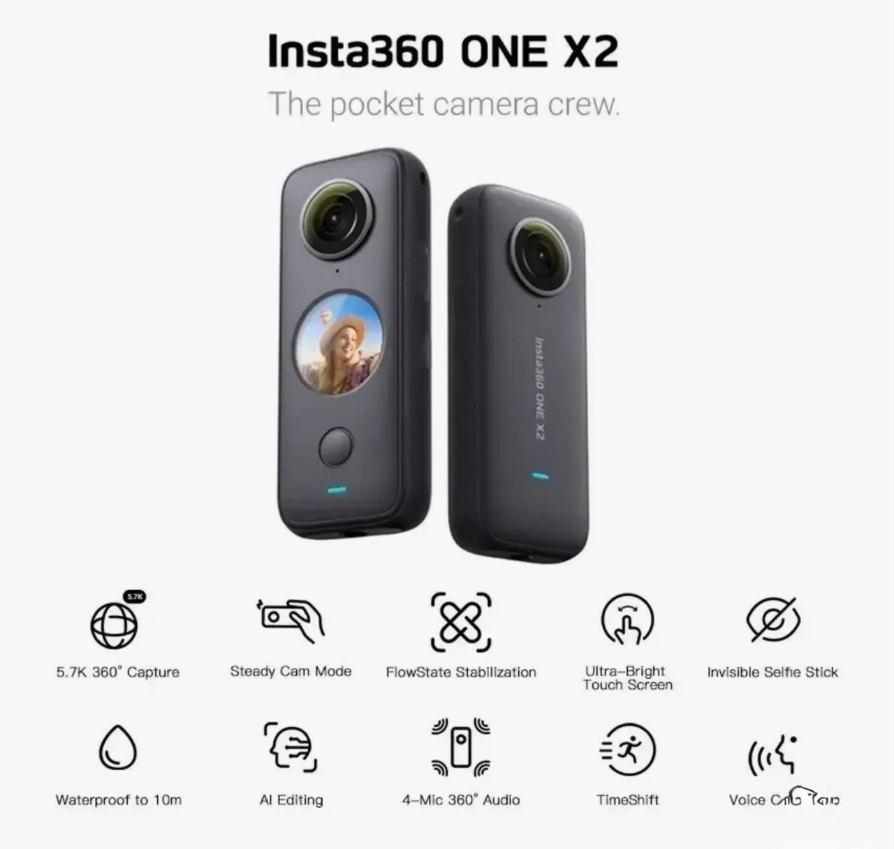 Insta 360 one x2 - Foto 2