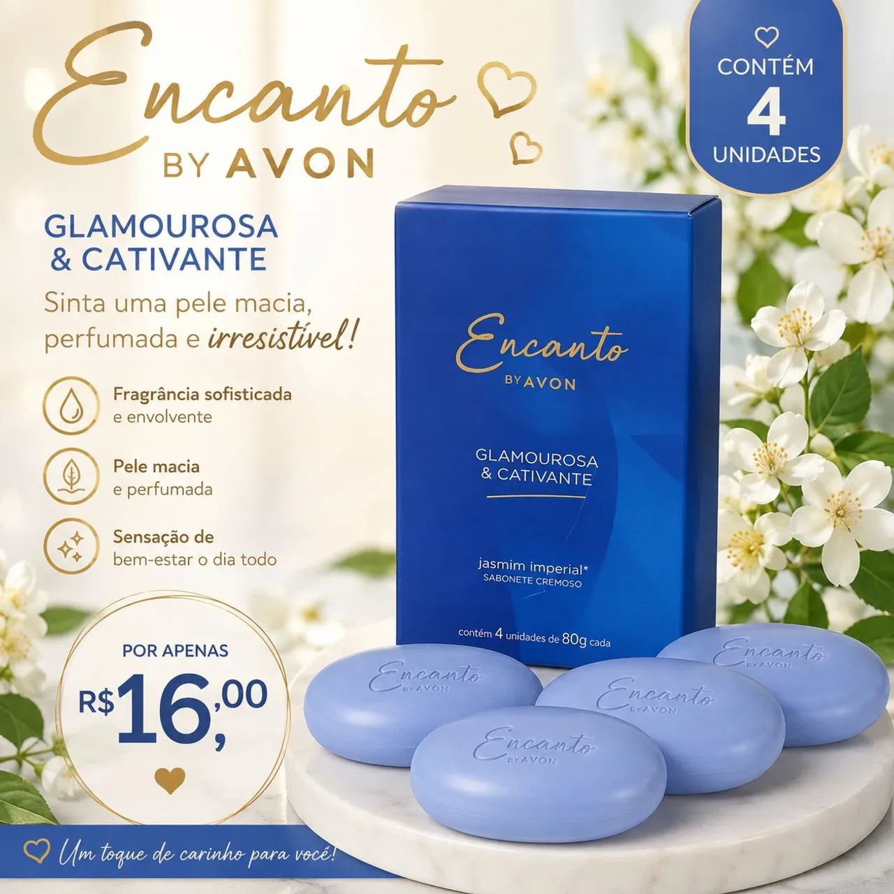 Sabonetes Encanto Avon