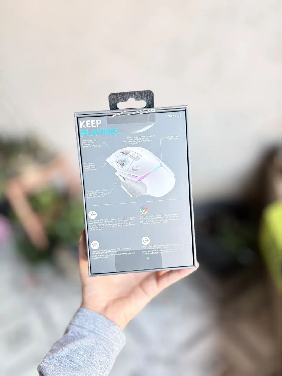 Logitech G502 X Plus LIGHTSPEED Branco ? NOVO/LACRADO - Foto 2