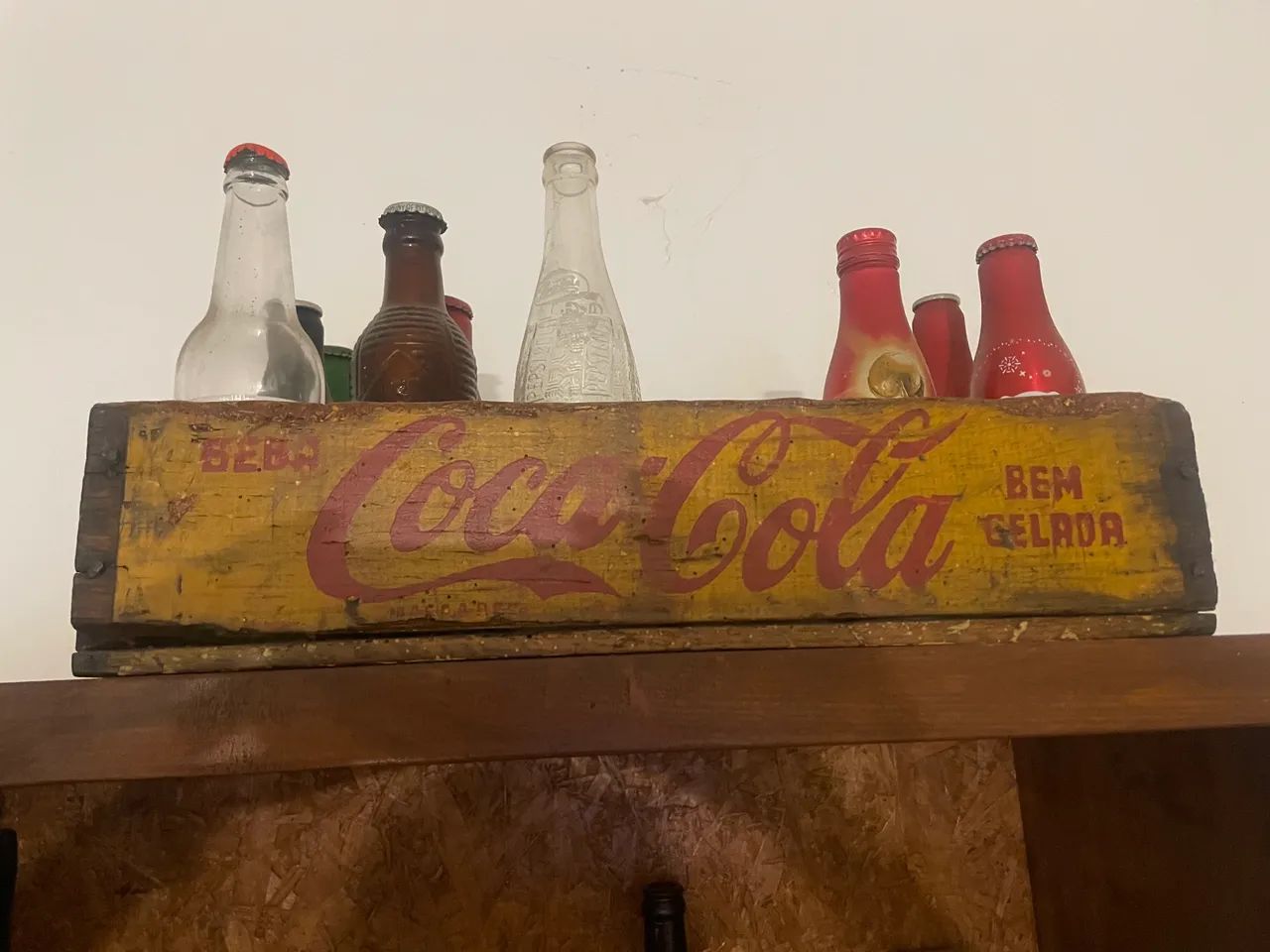 Engradado da coca cola anos 50