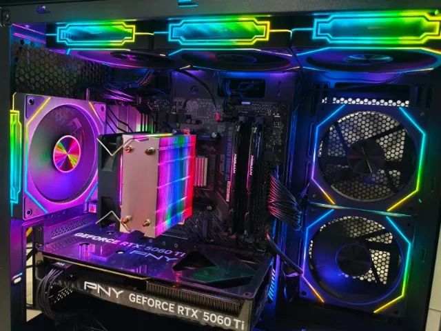 PC Gamer (Recém Montado) Ryzen 5 + RTX 5060 Ti - Foto 2