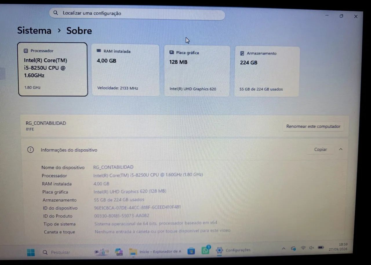 Notebook Lenovo i5 com Ssd - Foto 2