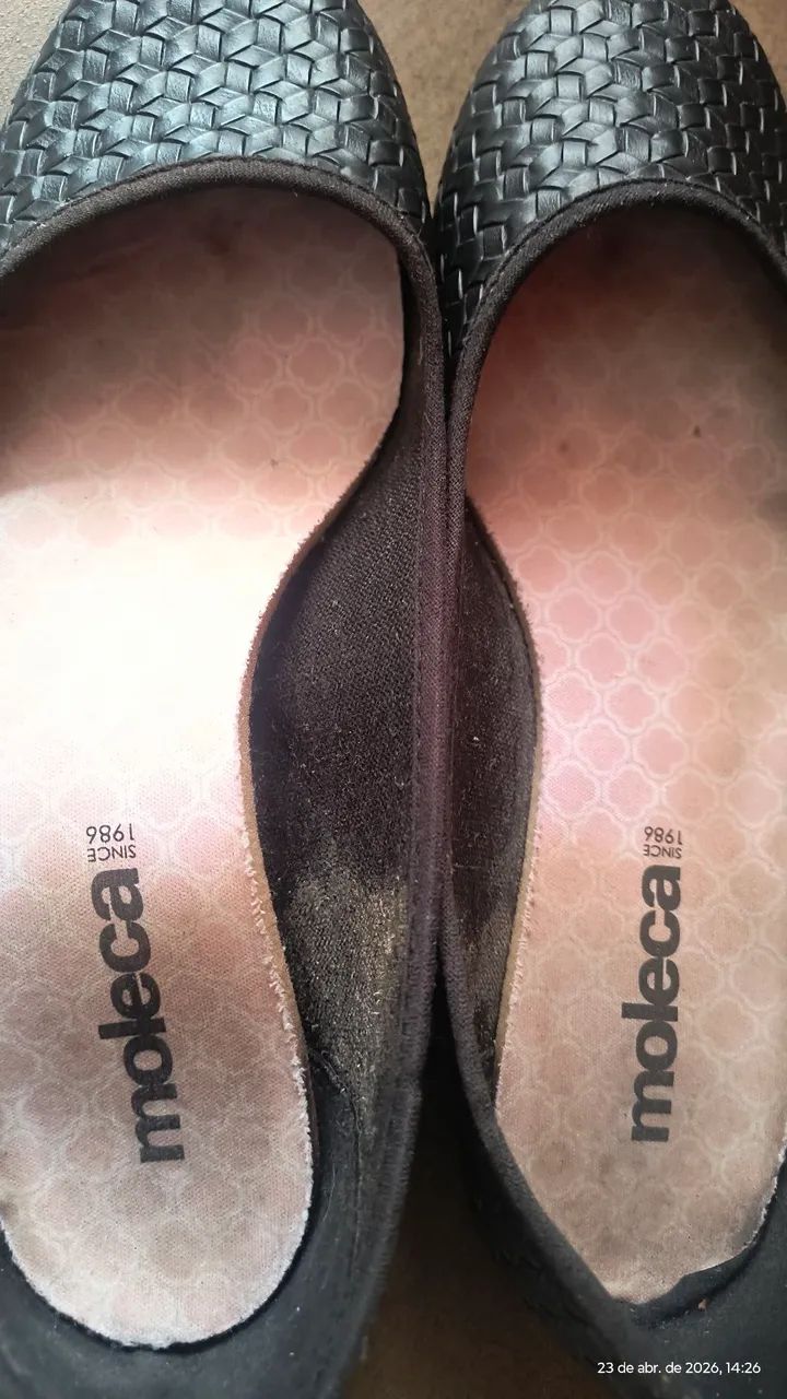 Sapatilha mole preta número 35 - Foto 4