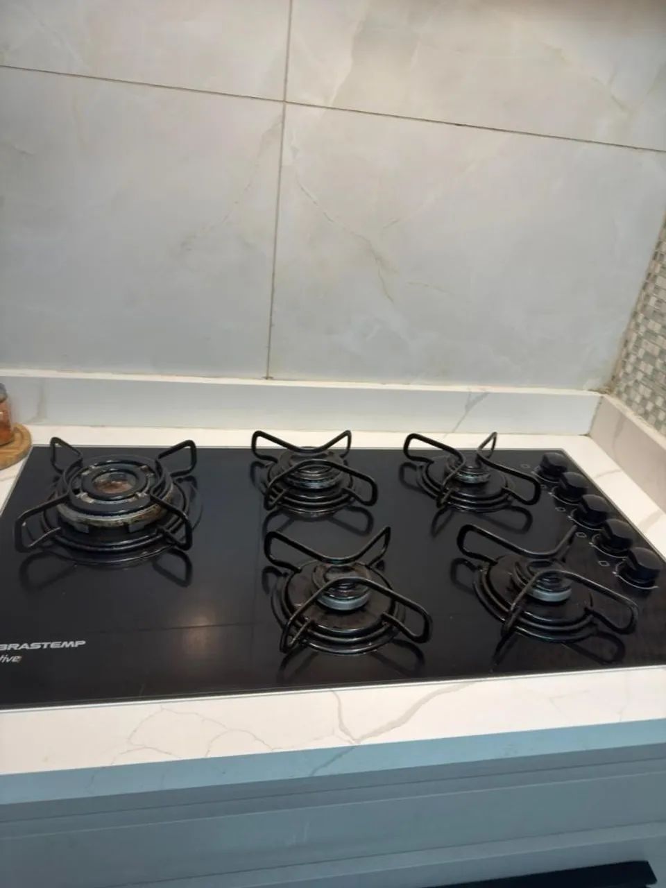 Cooktop 5 bocas brastemp 