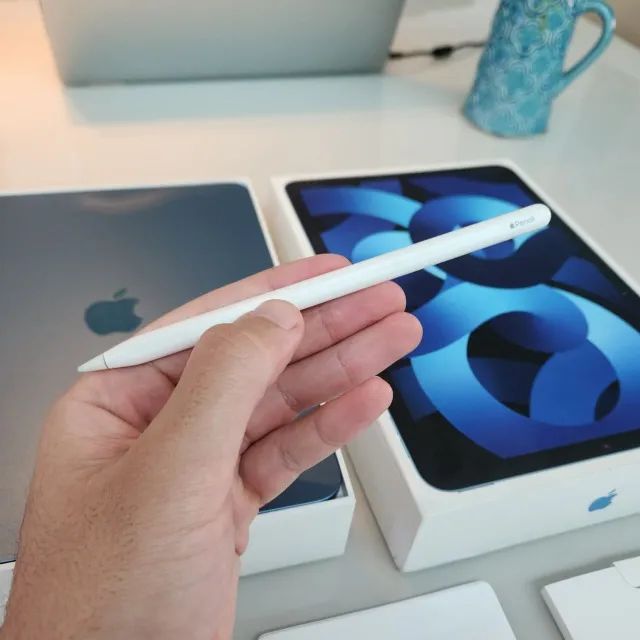 Ipad Air 5 Azul + Apple Pencil 2 - Foto 4