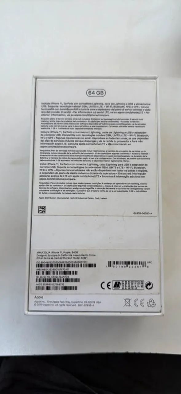 Caixa iPhone 11 roxo - Foto 2