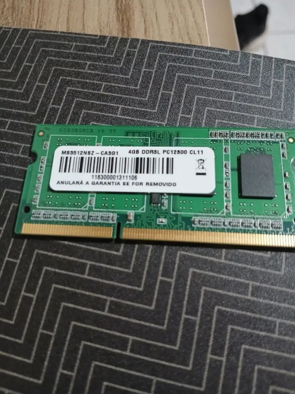 2 memórias ram ddr3 4gb notebook