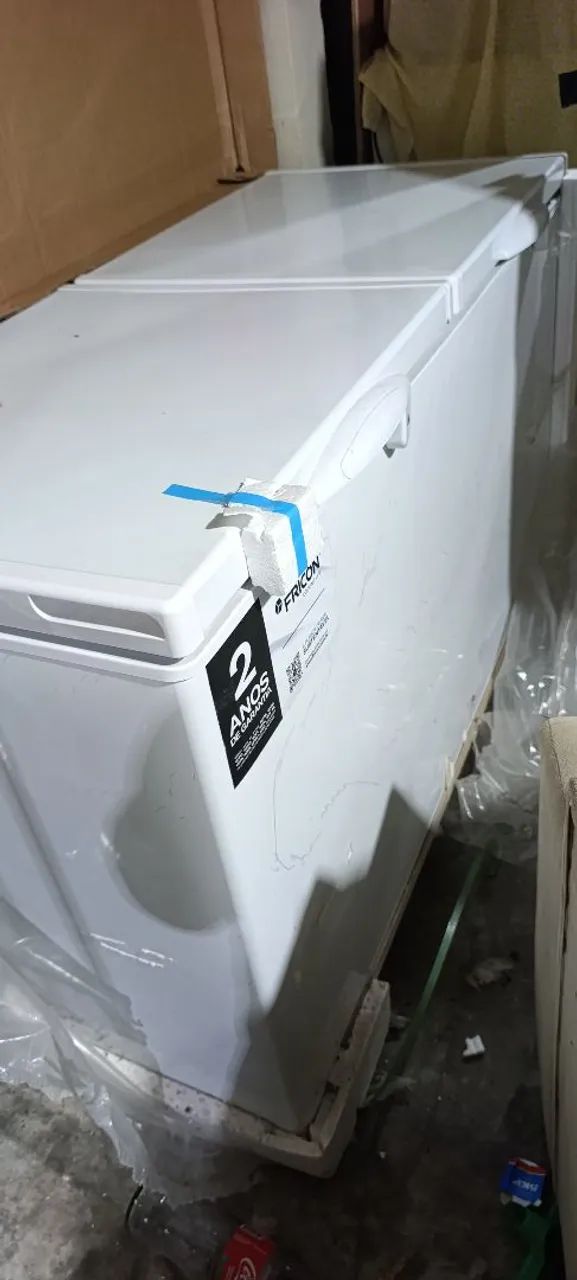 Freezer duas tampas novo, nunca usado - Foto 2