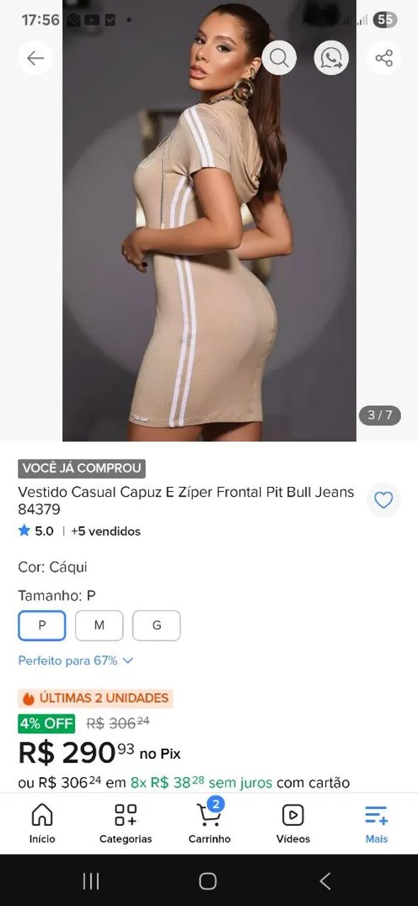 Vestido Casual Pitbull  - Foto 2