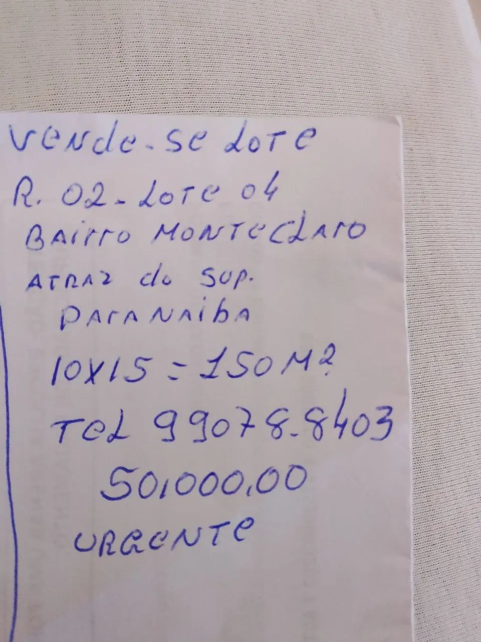 Lote bairro Montes claros 