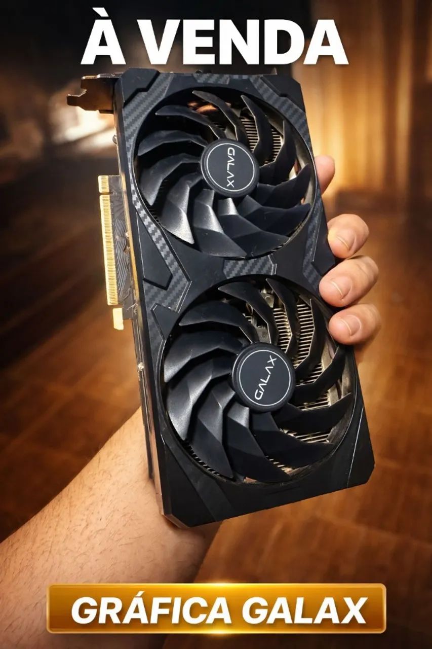 Placa de vídeo RTX 3070 OC GALAX 8GB GDDR6