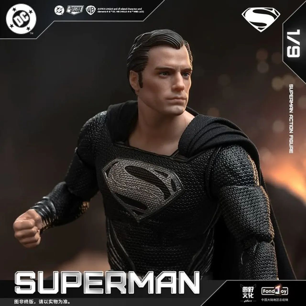 Action Figure Superman de Zack Snyder Lacrado - Original (Fondjoy).