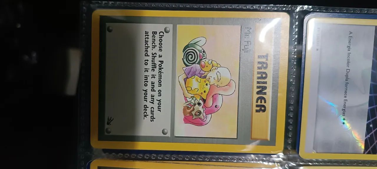 Carta pokémon tcg fóssil 
