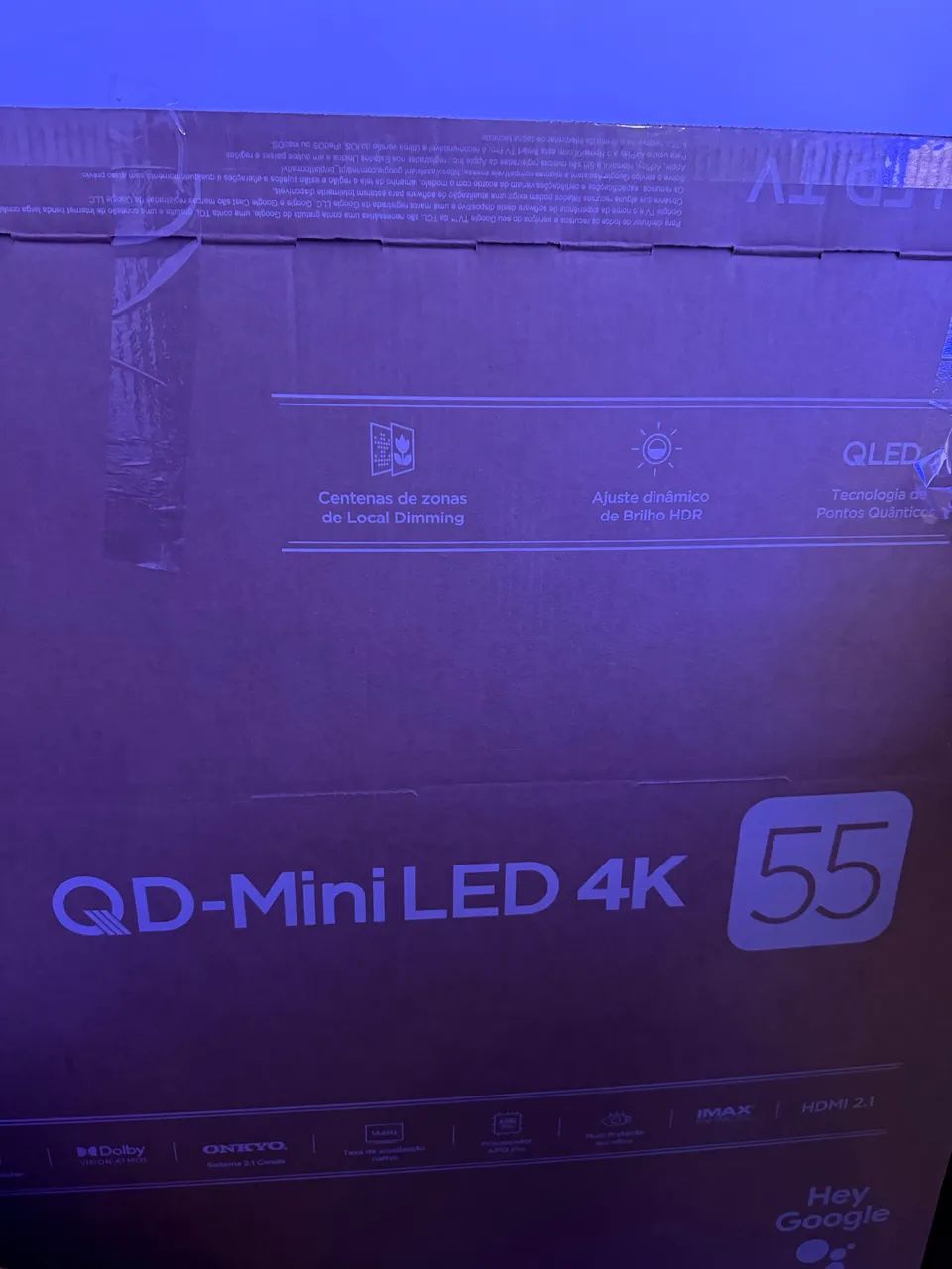 Smart Tv Tcl MiniLED 4k 55 polegadas - Impecável! - Foto 3