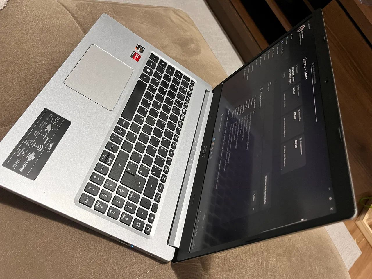 Notebook Acer Aspire 5 Ryzen 7 | 20GB RAM | 700GB SSD - Foto 3