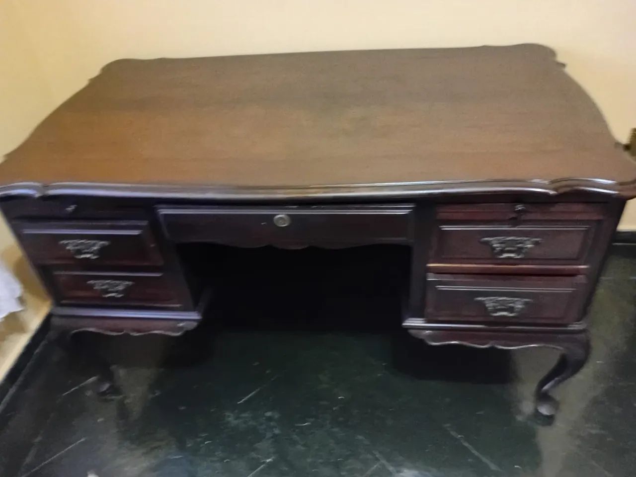 Mesa e poltrona Luiz XV