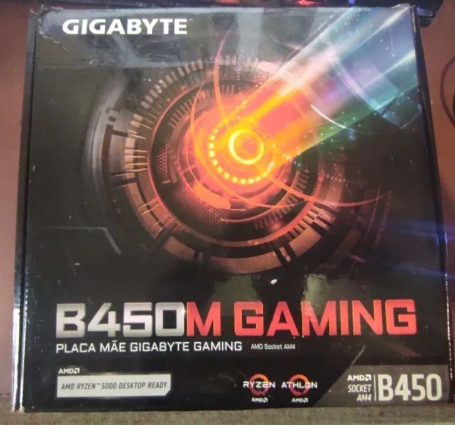 PLACA MÃE B450M GAMING (GIGABYTE)