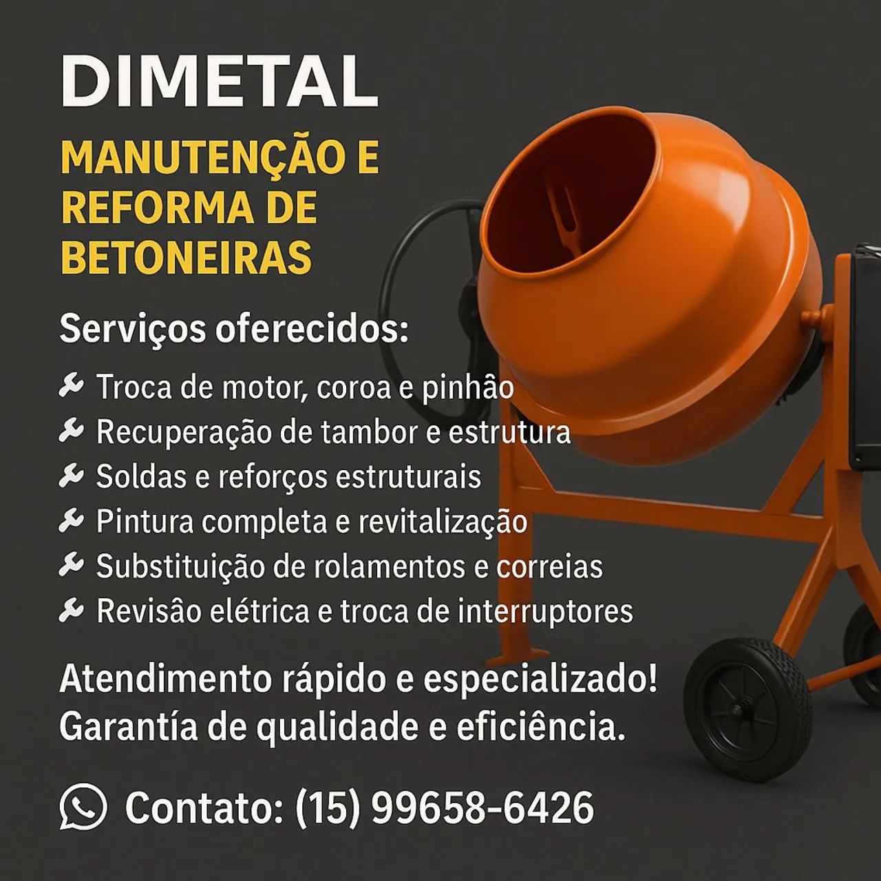 Reforma e manutenção betoneiras  - Foto 4