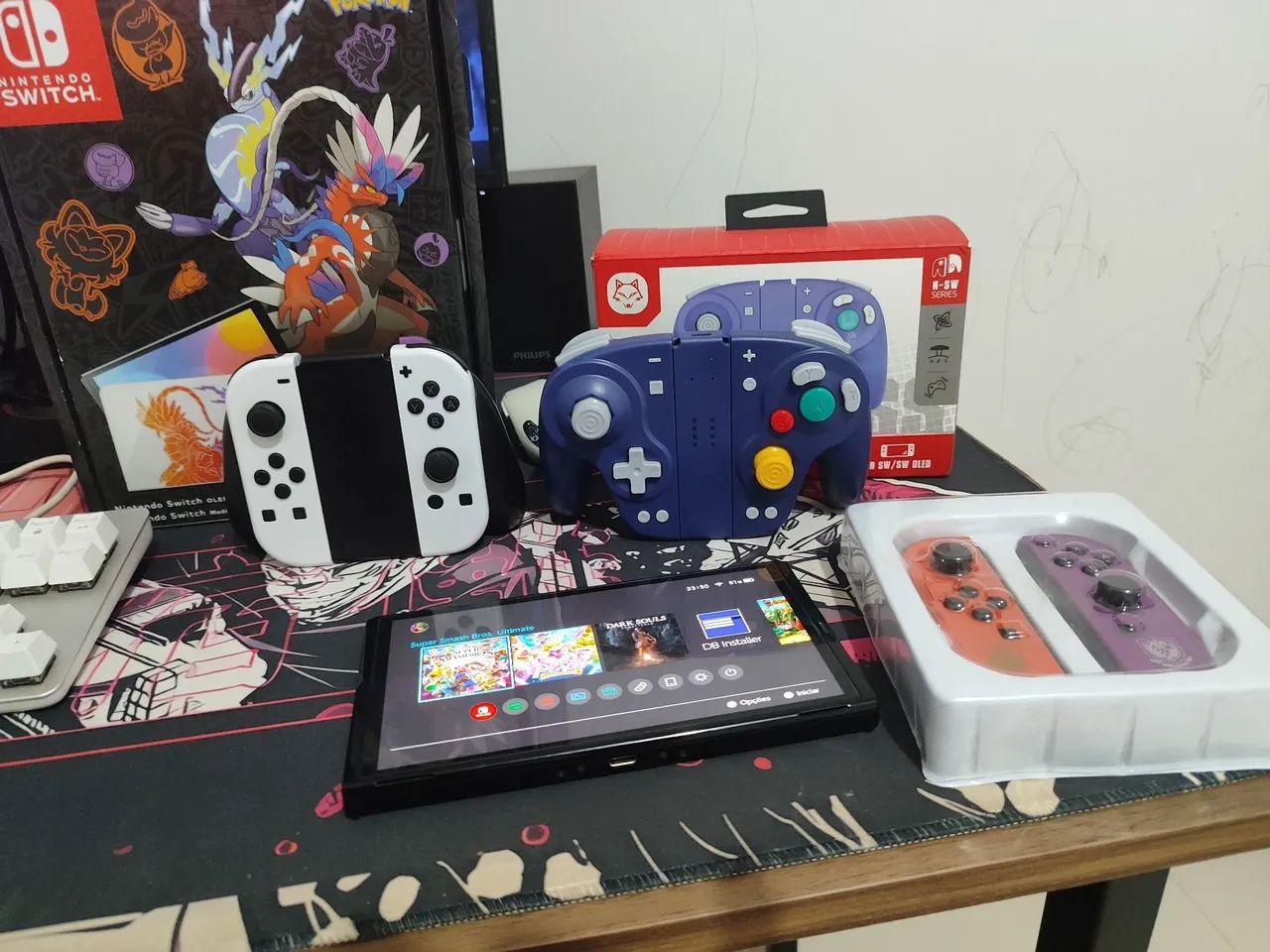 Nintendo Switch OLED Pokémon desbloqueado 256GB - Foto 3