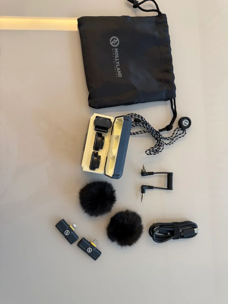 Microfone Hollyland m2 combo - Foto 2