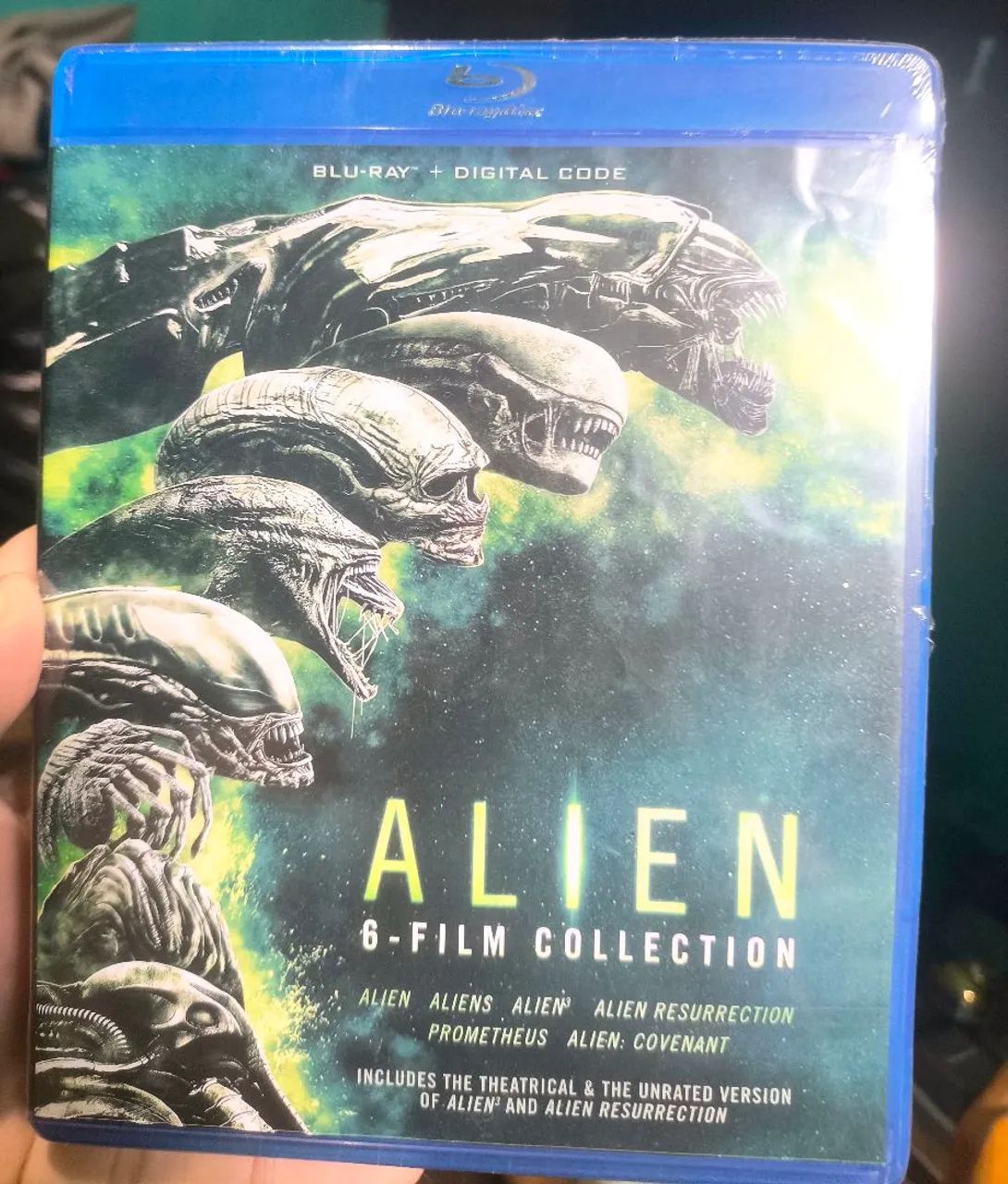 Box Alien 6-Film Dvd Blu-Ray + Código Digital