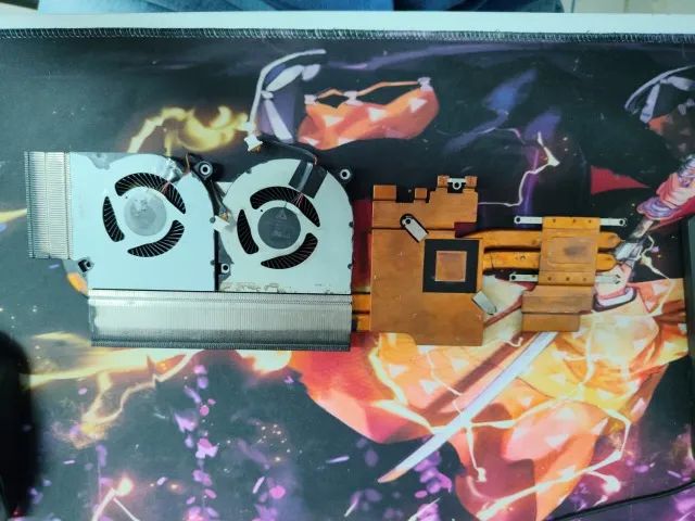 Dissipador e coolers original nitro 5, do an515-54, compatível com an517-51 e outros - Foto 3