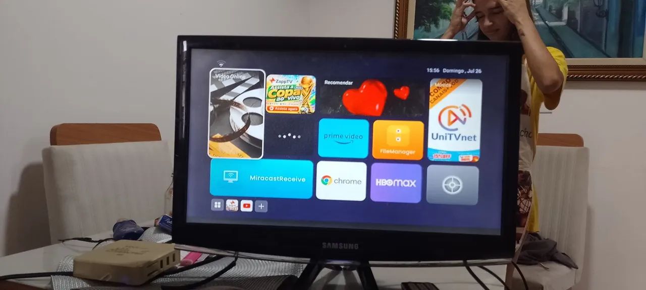 Tv monitor Samsung 20 polegadas. Não acompanha conversor  - Foto 2