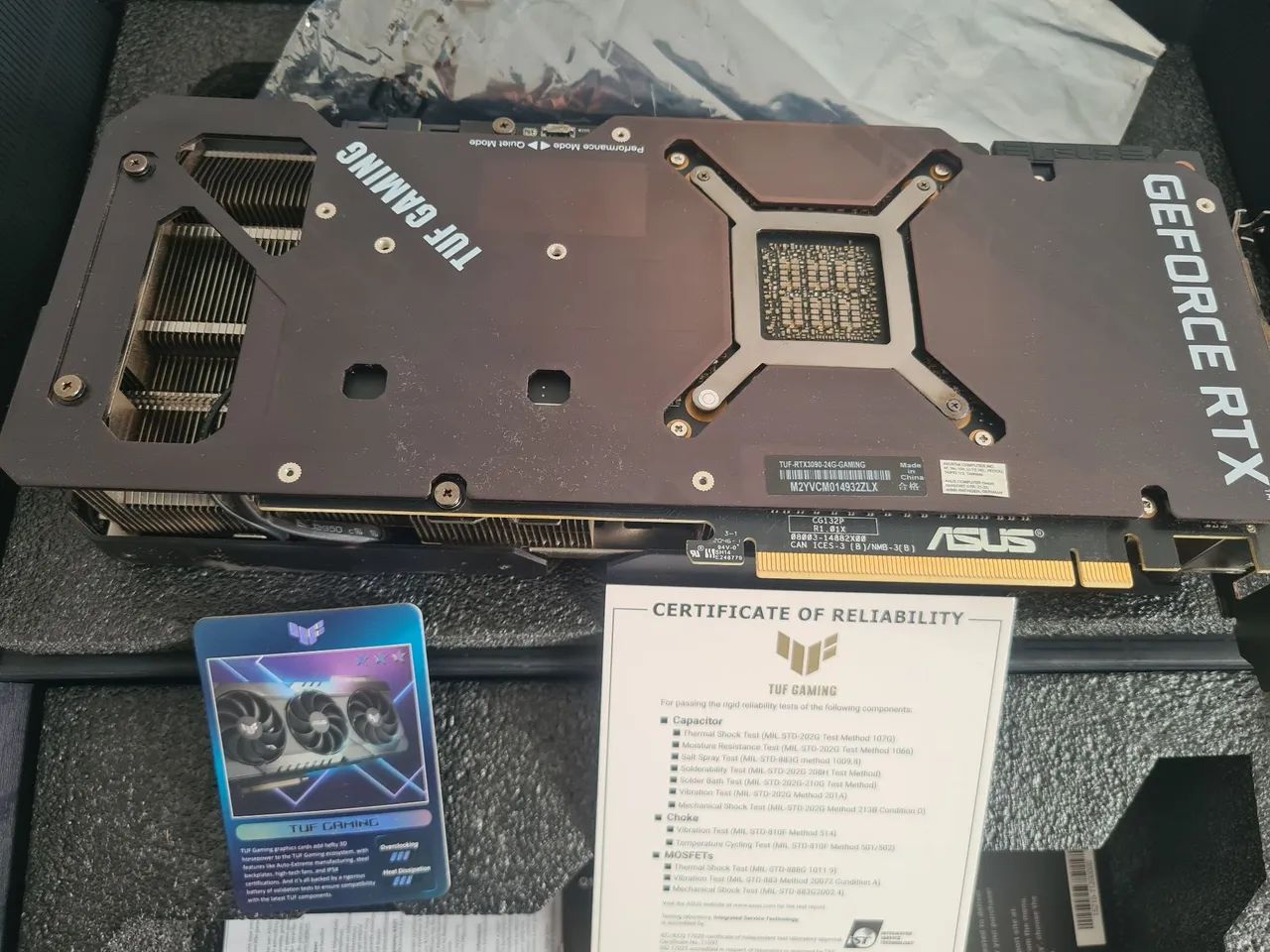 ASUS RTX 3090 24GB GDDR6X ROG Strix GeForce