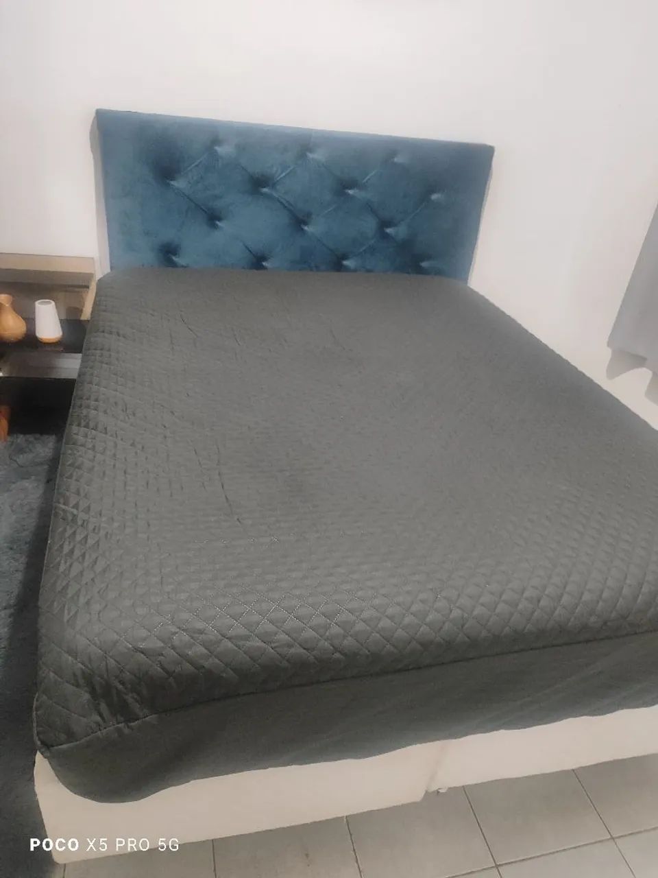 Cama Box Queen com cabeceira 