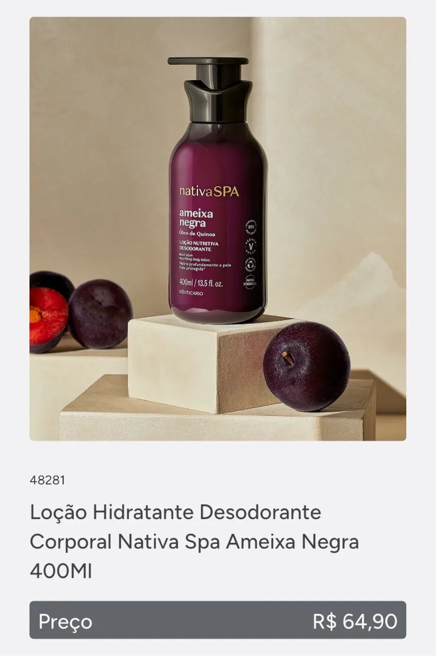 Vendo loção hidratante nativa spa - Foto 2