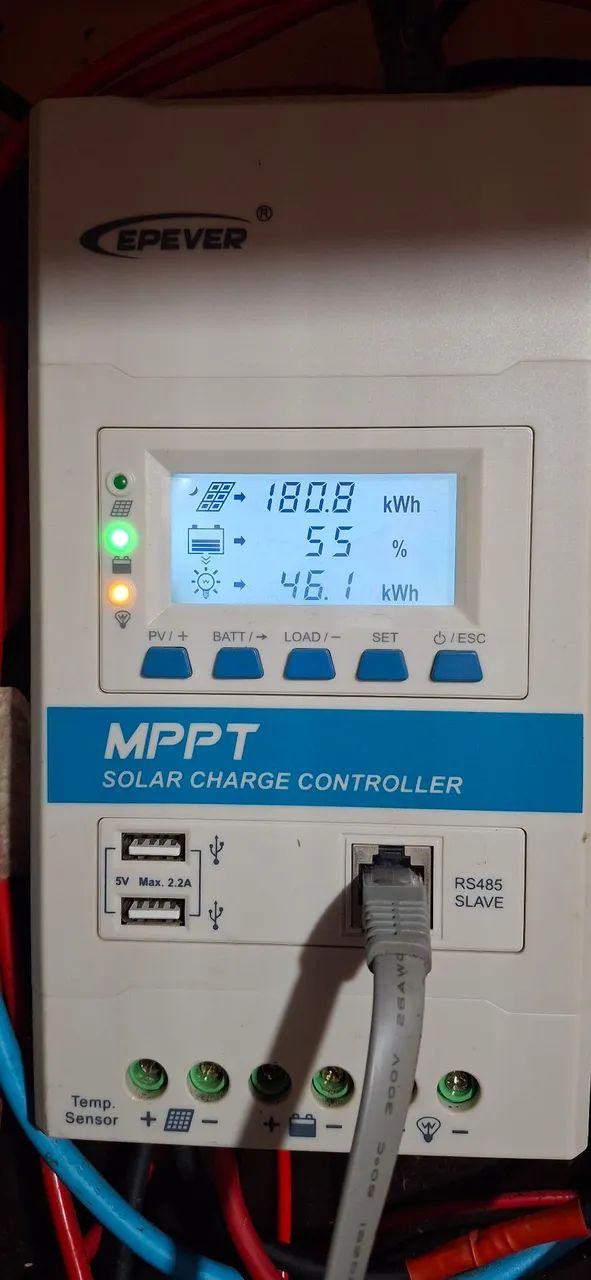 CONTROLADOR DE CARGA EPEVER +MT50+MT 80 - Foto 3