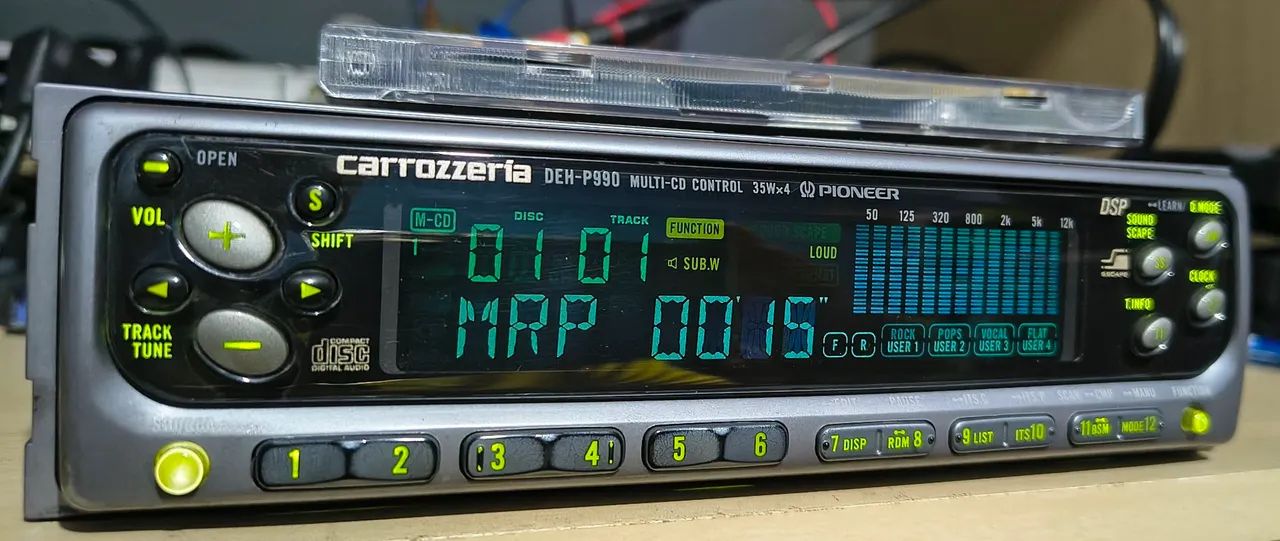 Cd player Pioneer carrozzeria deh p990 - Aparelhos de Som - Centro
