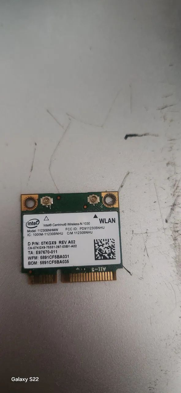 Placa wireless wlan Intel 
