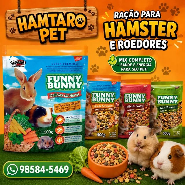 ração de hamster / roedores