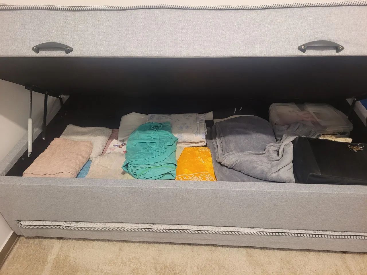 Cama box baú com cama auxiliar IMPECÁVEL  - Foto 3