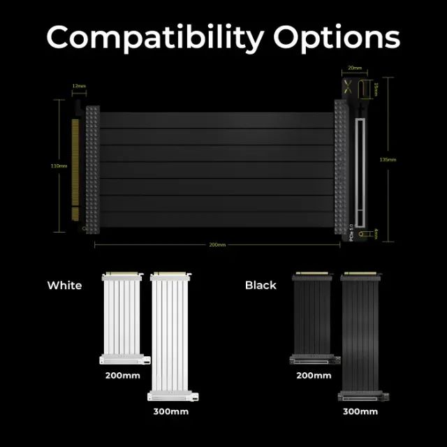 CABO RISER TRYX STRING PCIE 5.0 PARA O SEU PC HIGH END - Foto 5