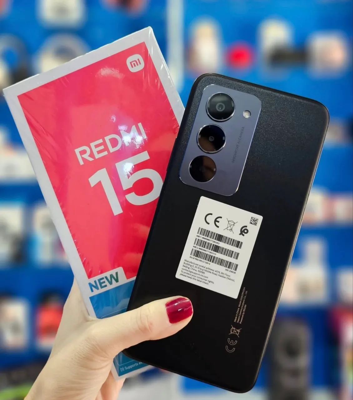 Redmi 15 256 GB Cinza e Preto  - Foto 3