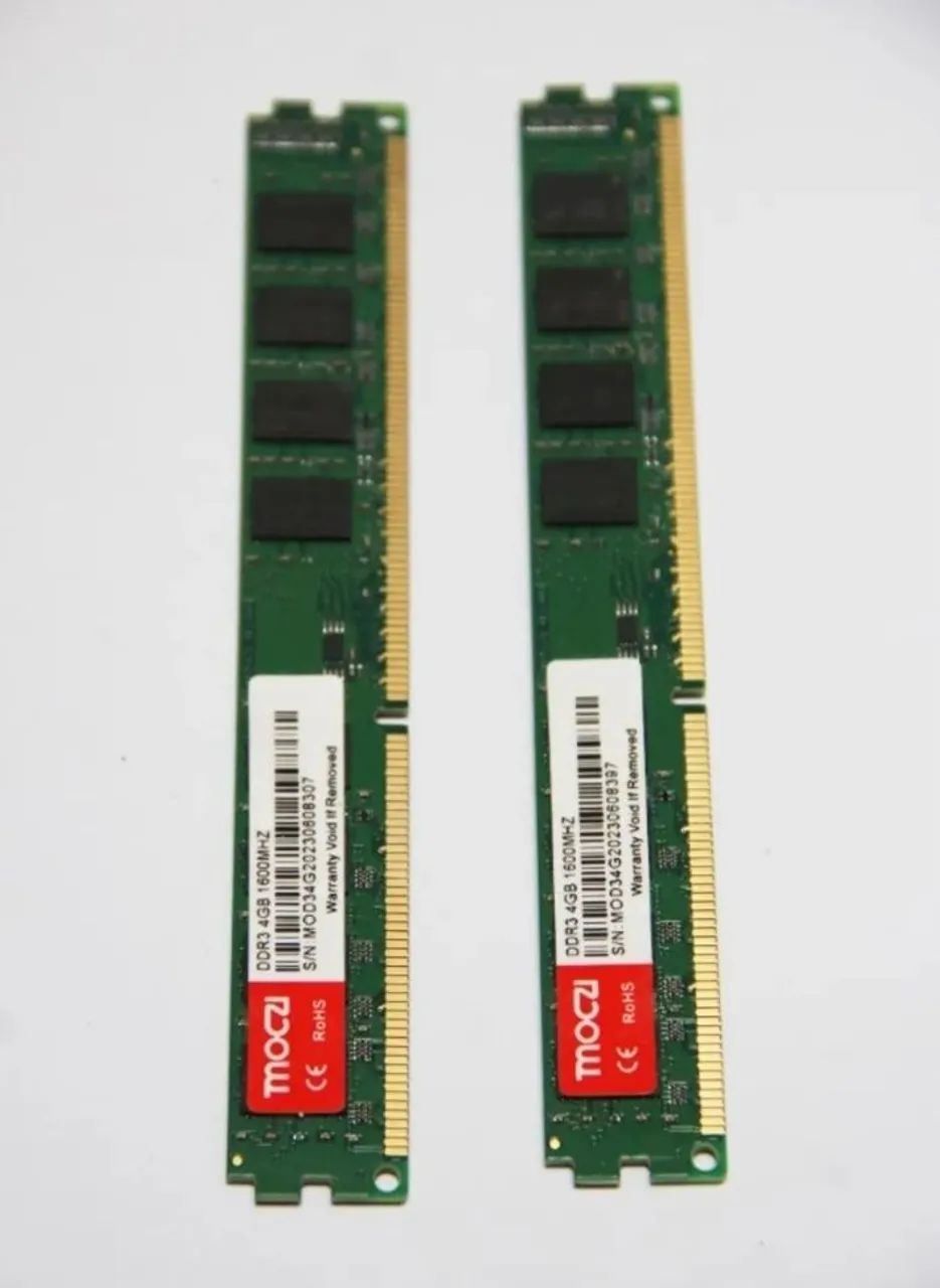 Memória ddr3 8 gigas (2x 4 gb)