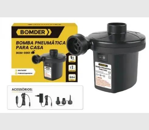 Enchedor Elétrico Bomba de Ar - Colchão e outros infláveis