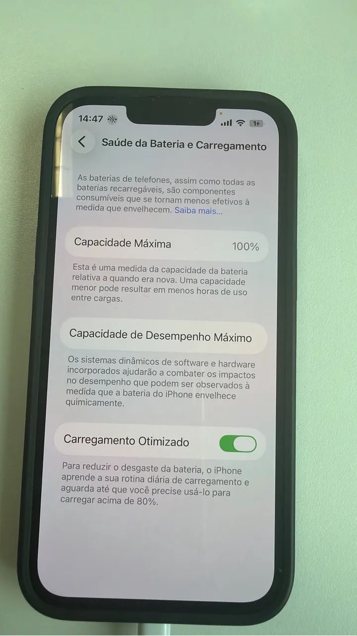 iPhone 14 - 128 - novo - 100% bateria  - Foto 2