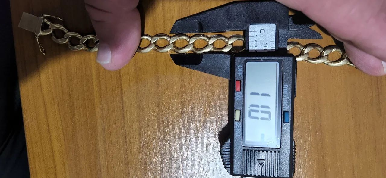 PULSEIRA ELO GRUMET MACIÇA OURO 18K  - Foto 4