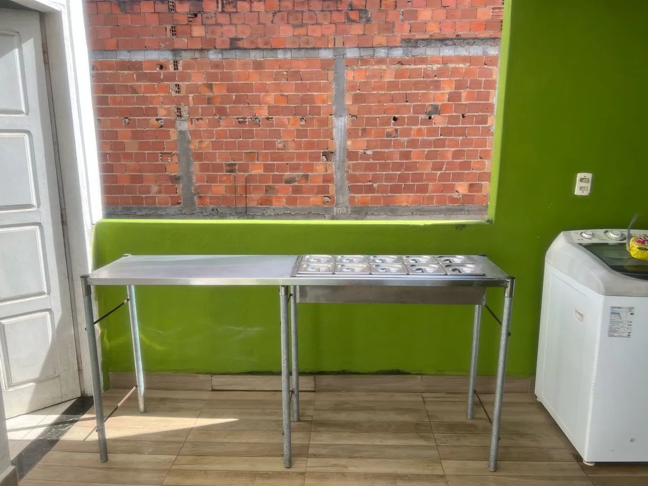 MESA FRIA INOX 10 CUBAS  - Foto 2