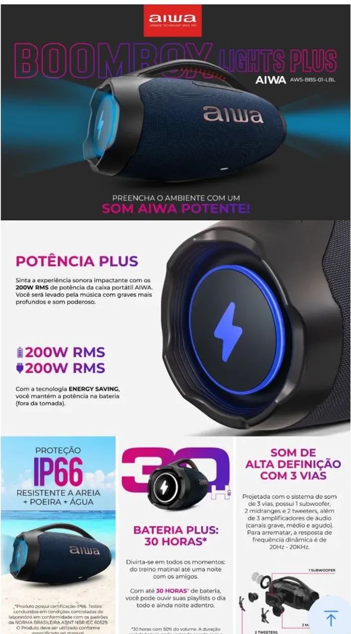 Bombox Plus AIWA - Foto 3