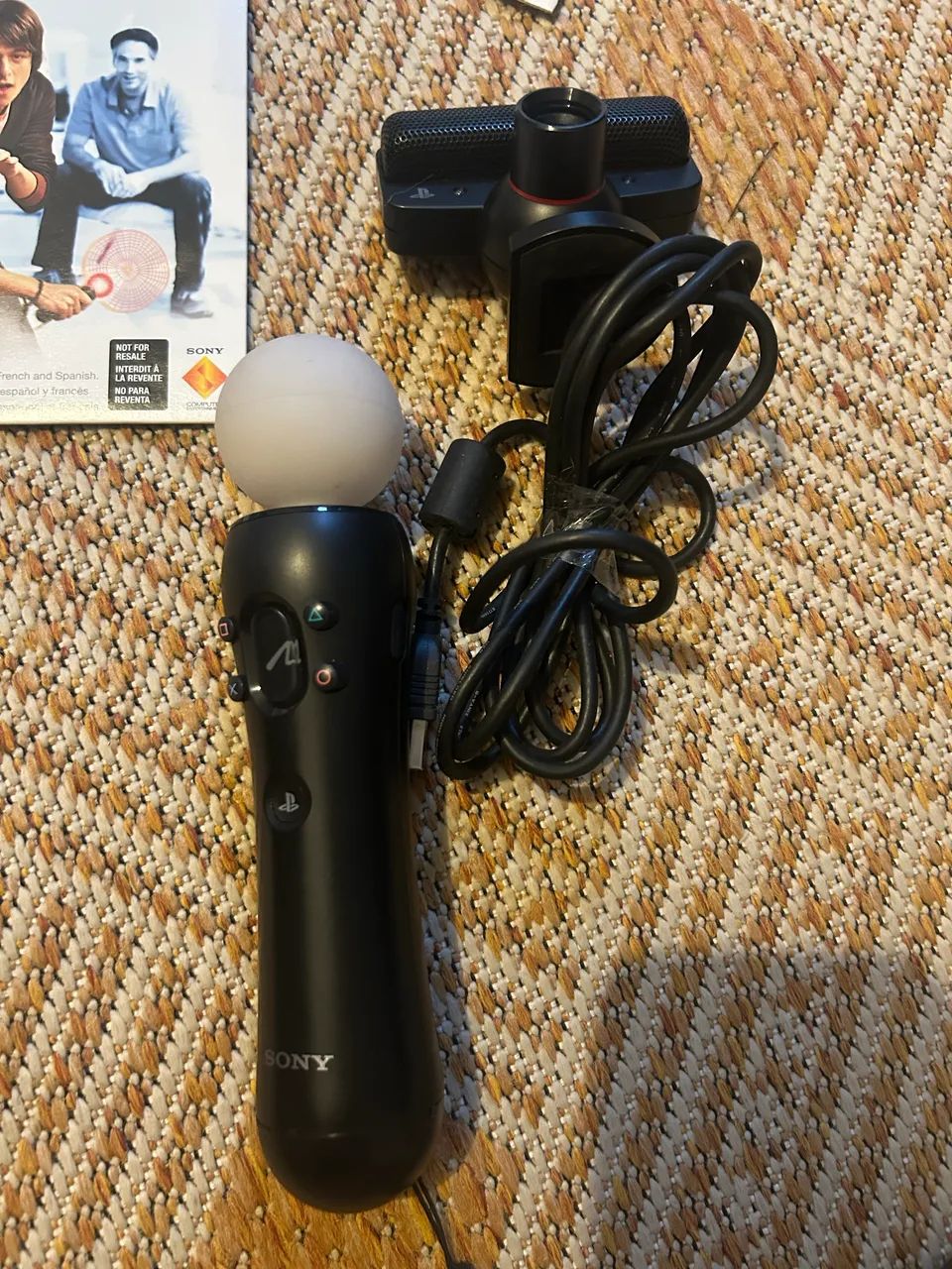 Bundle PS move e PS Eye câmera com Sports Champion - Foto 4