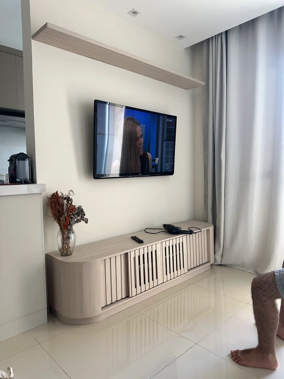 Raque 100% mdf com prateleira (rack mdf) 