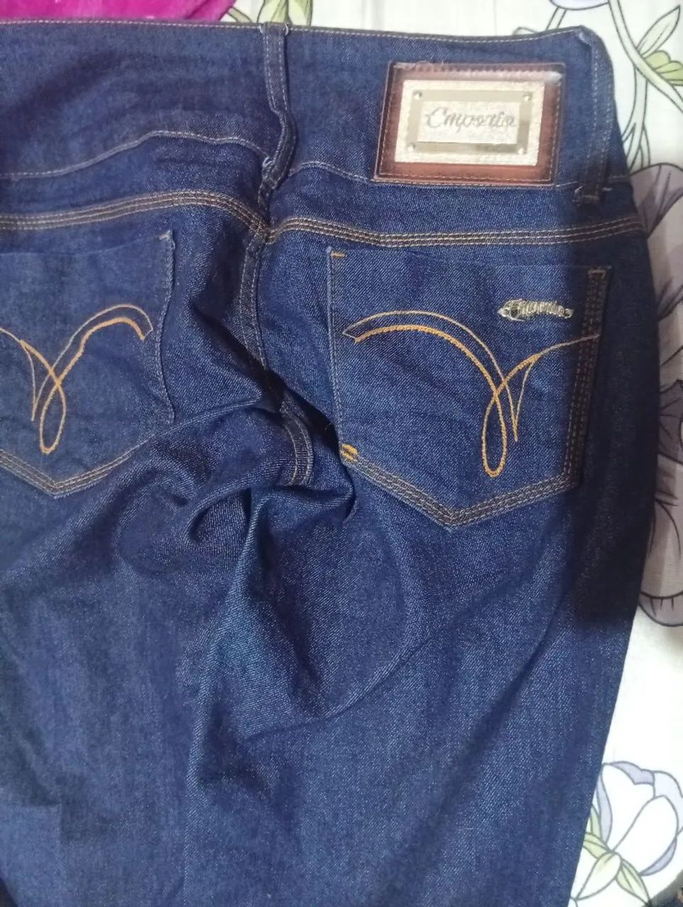 Calça jeans feminina 38 - Foto 3