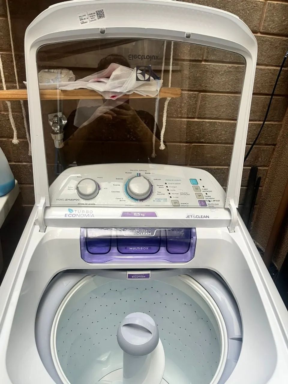 Máquina de Lavar Electrolux 8,5kg Branca Turbo Economia com Jet&Clean e Filtro Fiapos - Foto 6
