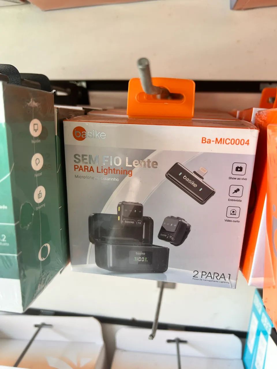 Microfone de Lapela IPhone Lightning  - Foto 2
